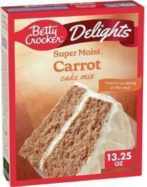 Betty Crocker Delights Super Moist Carrot Cake Mix