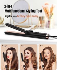 1.25" 2 In 1 Hair Straightener & Curler
