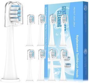 8 Pack of Voguish Compatible W/Philips Sonicare Replacement Toothbrush Heads