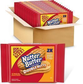 Nutter Butter Double Nutty Peanut Butter Sandwich Cookies, 12 Packs