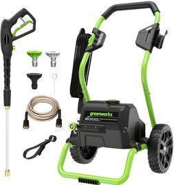 2000 PSI 1.1 GPM Cold Water Electric Pressure Washer (Green Frame)