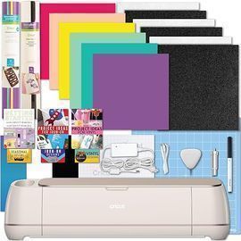 Cricut Maker 4 Machine with Vinyl and Iron-On Bundle - Beginner Friendly