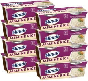 Minute Ready-to-Serve Jasmine Rice, Microwavable Rice Cups, 8.8oz Cups, 8pk
