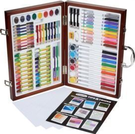 Crayola 80pc Wooden Art Set