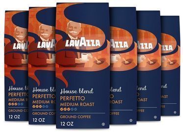 6 Pack of Lavazza House Blend Medium Roast Coffee, 12 Oz.