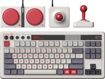 8BitDo Retro Mechanical Keyboard with Joystick - N Edition