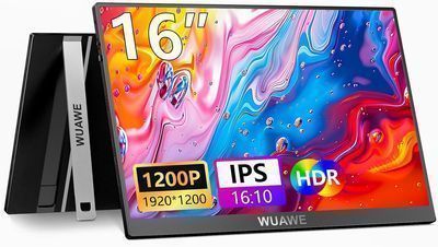 Wuawe 16" Portable Monitor W/Built In Stand