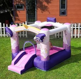 Unicorn Bounce House W/Slide & Basketball Hoop for Kids