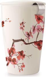 Tea Forte Cherry Blossom Double-Walled Ceramic Kati Cup