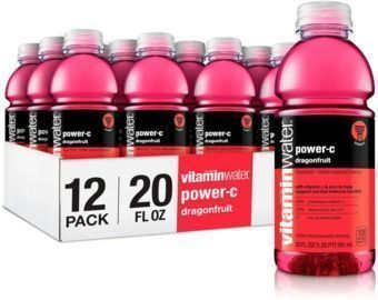 Vitaminwater Power-c Electrolyte Enhanced Water, Dragonfruit, 20oz, 12pk