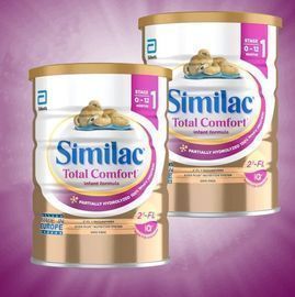 2 Pack of Similac Total Comfort Powder Infant Formula, 28.9oz.