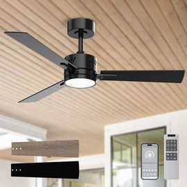 AhaWill 42" Ceiling Fan W/Lights & Remote