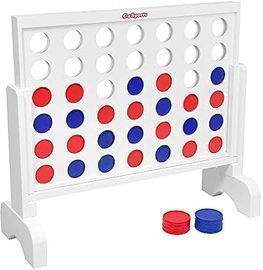 GoSports 2 foot Width Giant 4 in a Row Game with Carrying Case