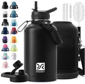 Dysanky 64 Oz. Insulated Water Bottle W/Straw