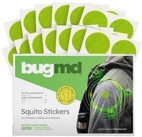 BugMD Mosquito Repellent Stickers, 78 Count