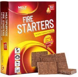 160 PC Fire Starter Squares