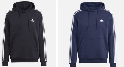 adidas Essentials Fleece 3 Stripes Hoodie