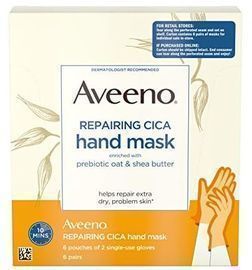 Aveeno Repairing Cica Hand Mask, 6 Pouches