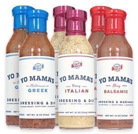 6 Pack of Yo Mama's Mediterranean Dressings, 13 Oz.