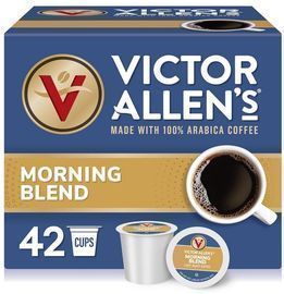 Victor Allen's Coffee Morning Blend, Light Roast, 42 K-Cup Brewers