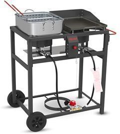 Outdoor Propane Deep Fryer and Griddle Combo