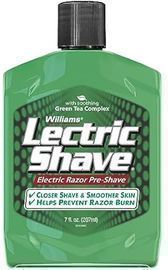 Williams Lectric Shave, Electric Razor Pre-Shave, 7oz