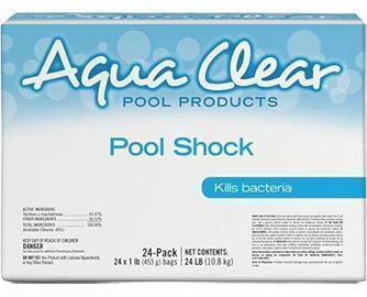 Aqua Clear Pool Shock, 24 Count