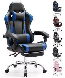 JHK Ergonomic Racing Gaming Chair W/Headrest & Lumbar Support