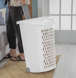 Sterilite Ultra Wheeled Plastic Hamper