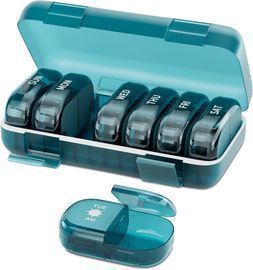Jasezeo Twice A Day Weekly Pill Organizer