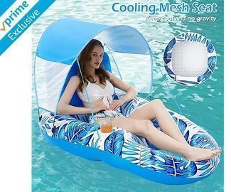 Jasonwell Inflatable Canopy Pool Lounger
