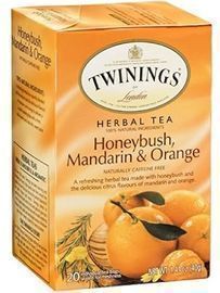 Twining Honeybush, Mandarin & Orange Herbal Tea, 20 Count