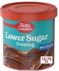 Betty Crocker Lower Sugar Frosting, Milk Chocolate Flavored, 15.75oz