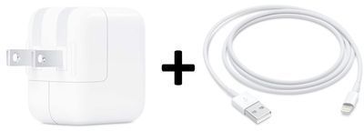 2 Pack Apple 12W USB-A Power Adapter & Apple Lightning to USB-A Cable