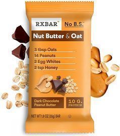 RXBAR Nut Butter and Oat Protein Bars, 12 Count