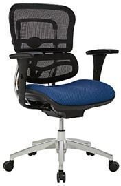 WorkPro 12000 Series Ergonomic Mesh/Premium Fabric Mid-Back Chair