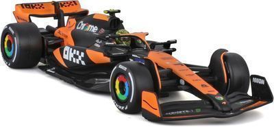 Bburago 1:43 2024 Race McLaren MCL38 with Helmet