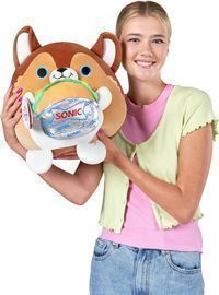 Zuru Snackles Series 2 Puppy & Sonic Burger 16" Plush
