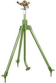Martha Stewart MTS-TIS39B Heavy-Duty Brass Impulse Sprinkler w/Metal Extendable Tripod