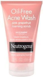 Neutrogena Oil-Free Pink Grapefruit Acne Wash Face Scrub, 2oz