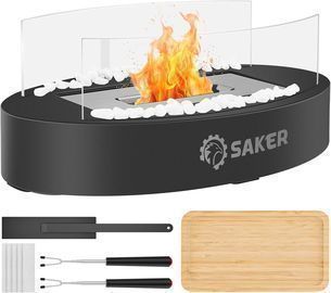 Portable Indoor/Outdoor Smores Maker Kit Mini Fireplace