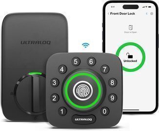 8-in-1 ULTRALOQ U-Bolt Pro WiFi Smart Lock w/ Door Sensor