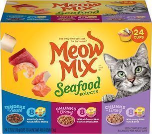 Meow Mix Wet Cat Food 24-Pack