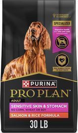 Purina Pro Plan Sensitive Skin and Stomach, Dry Dog Food 30 lb. Bag