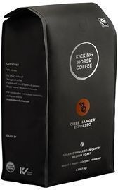 Kicking Horse Coffee, Cliff Hanger Espresso, Medium Roast, Whole Bean, 2.2lb