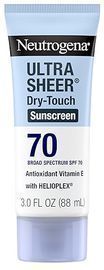 Neutrogena Ultra Sheer Dry-Touch SPF 70 Sunscreen Lotion