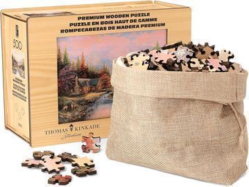 Buffalo Games Thomas Kinkade Sierra Paradise Wood Puzzle, 500pc