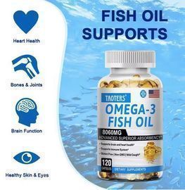 Omega3 Fish Oil Supplements, 120 Count