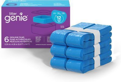 Litter Genie Refill Bags, Stand Alone Genuine Film, 6pk