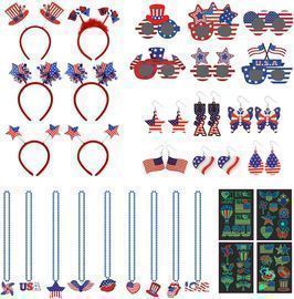 31 PC HipTree Patriotic Party Favors Decorations